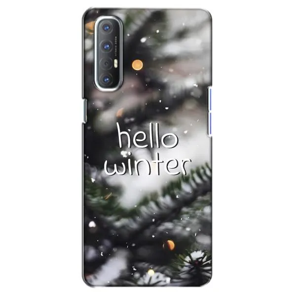 Чехол с принтом «Hello winter» для OPPO Reno 3 Pro