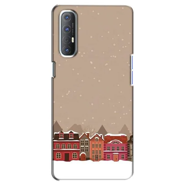 Чехол с принтом «Зимний город» для OPPO Reno 3 Pro