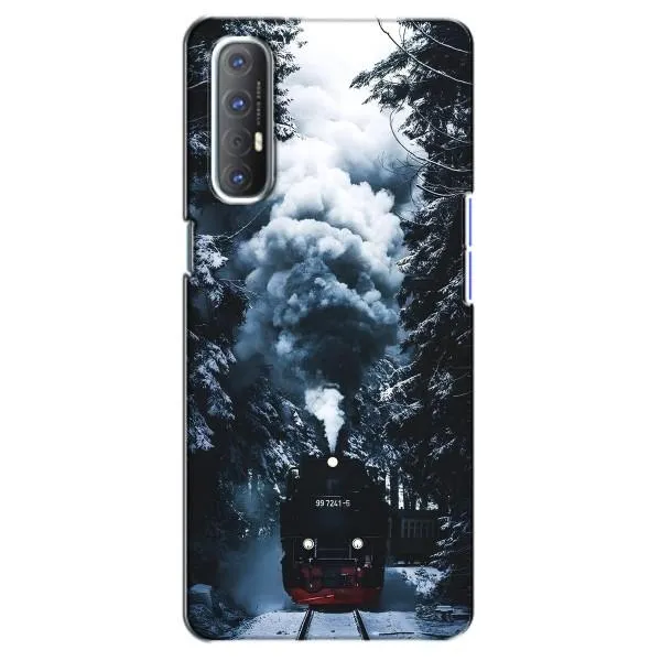 Чехол с принтом «Зимний поезд» для OPPO Reno 3 Pro