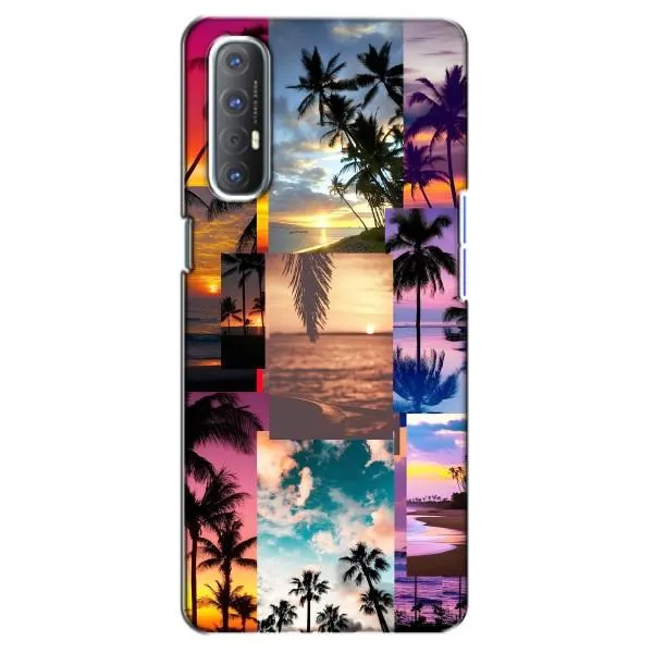 Чехол с принтом «Летний отпуск» для OPPO Reno 3 Pro
