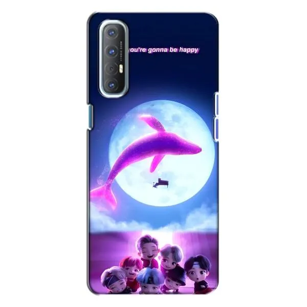 Чехол с принтом «КИТ BTS» для OPPO Reno 3
