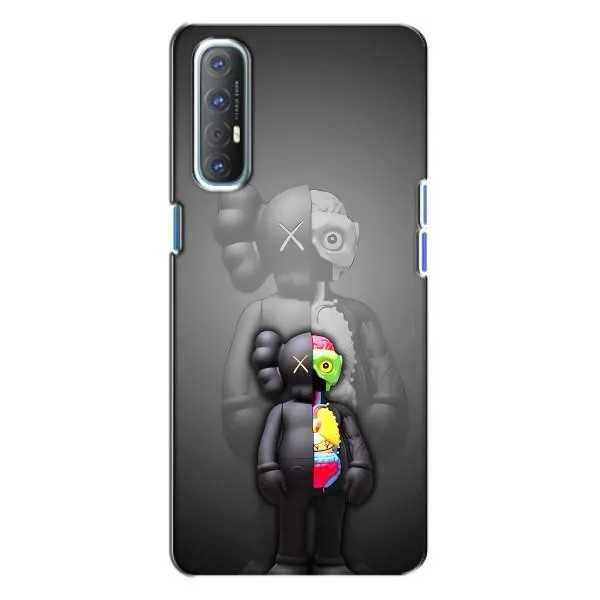 Чехол с принтом «Тело Bearbrick» для OPPO Reno 3 Чехол с принтом «Тело Bearbrick» для OPPO Reno 3