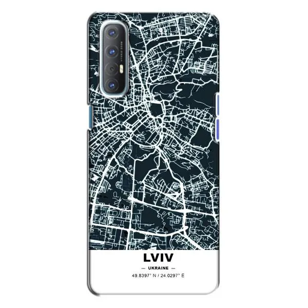 Чехол с принтом «Львов» для OPPO Reno 3