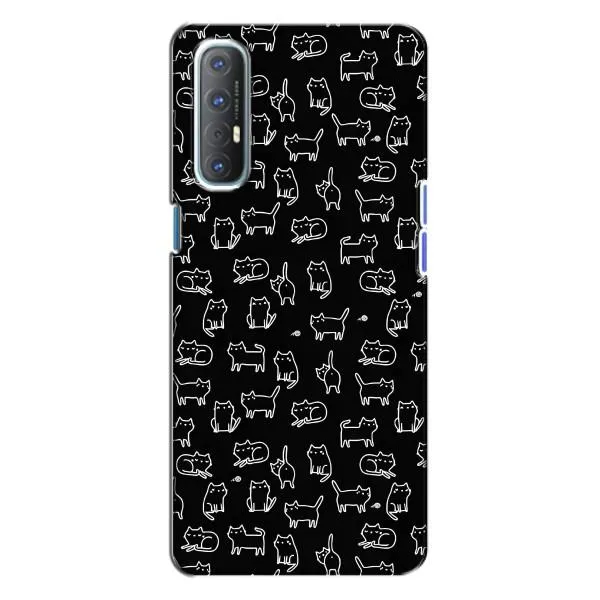 Чехол с принтом «Меленькие котики» для OPPO Reno 3 Чехол с принтом «Меленькие котики» для OPPO Reno 3