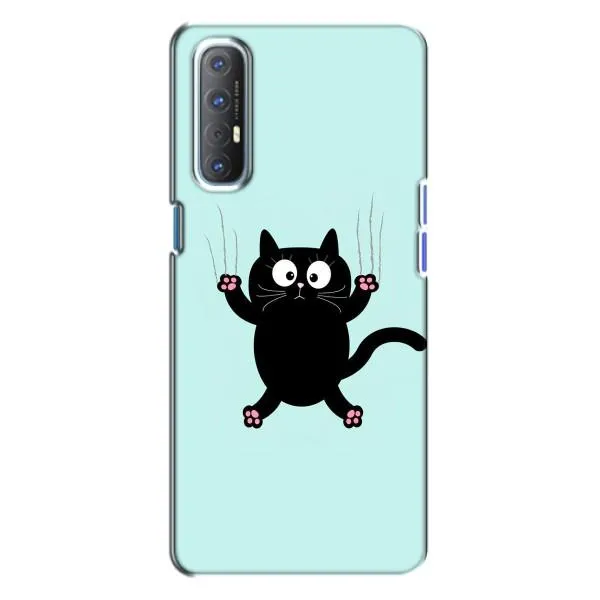 Чехол с принтом «Падающий кот» для OPPO Reno 3 Чехол с принтом «Падающий кот» для OPPO Reno 3