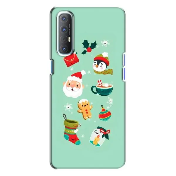 Чехол с принтом «Настроение НГ» для OPPO Reno 3
