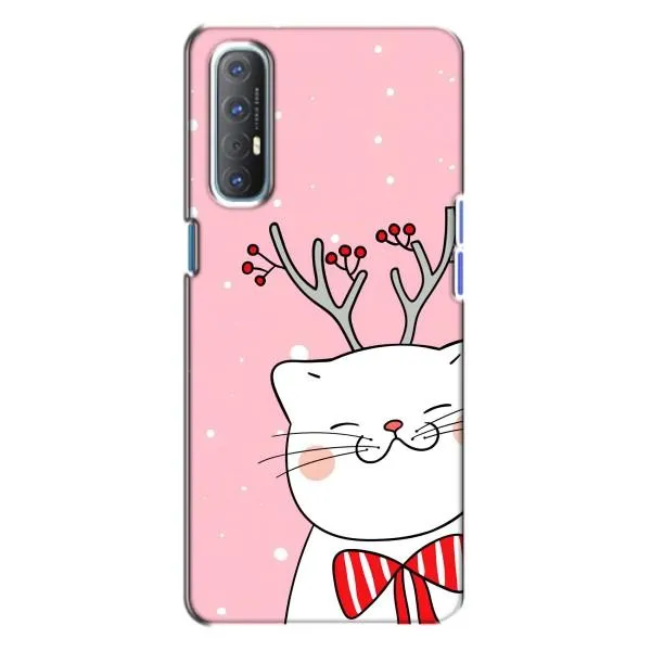Чехол с принтом «Зимний кот» для OPPO Reno 3