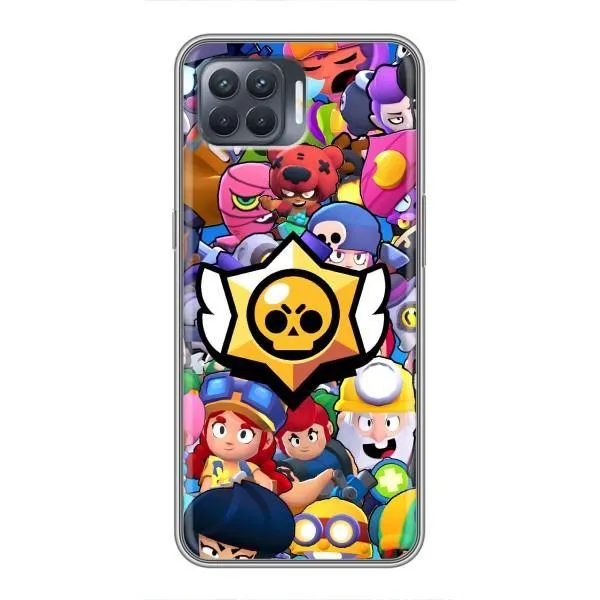 Чохол з принтом «Лого Brawl Stars» для OPPO Reno 4 Lite