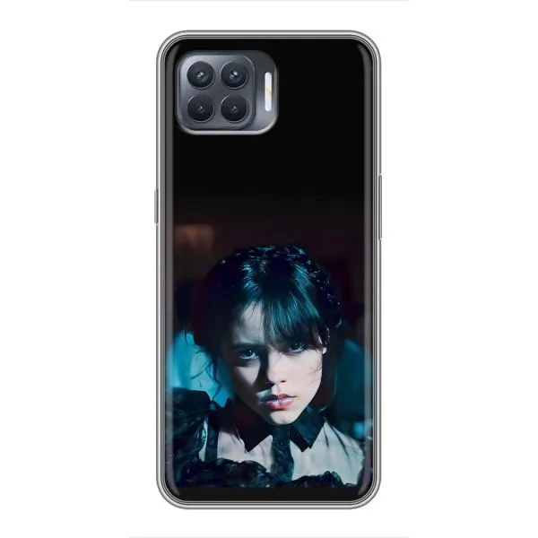 Чехол с принтом «взгляд Уэнздей» для OPPO Reno 4 Lite