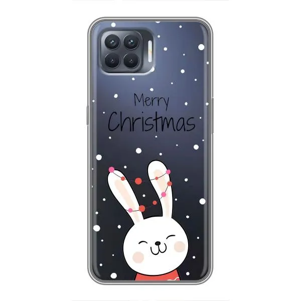Чехол с принтом «Рождественский заяц» для OPPO Reno 4 Lite