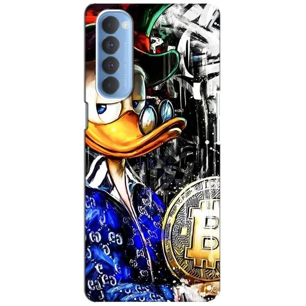 Чехол с принтом «Биткойн Скрудж» для OPPO Reno 4 Pro