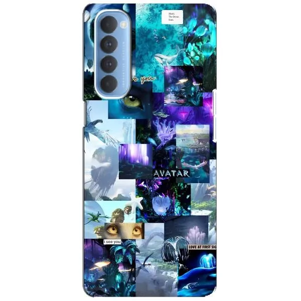 Чехол с принтом «коллаж Аватар» для OPPO Reno 4 Pro