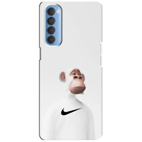 Чехол с принтом «обезьяна NFT Nike» для OPPO Reno 4 Pro
