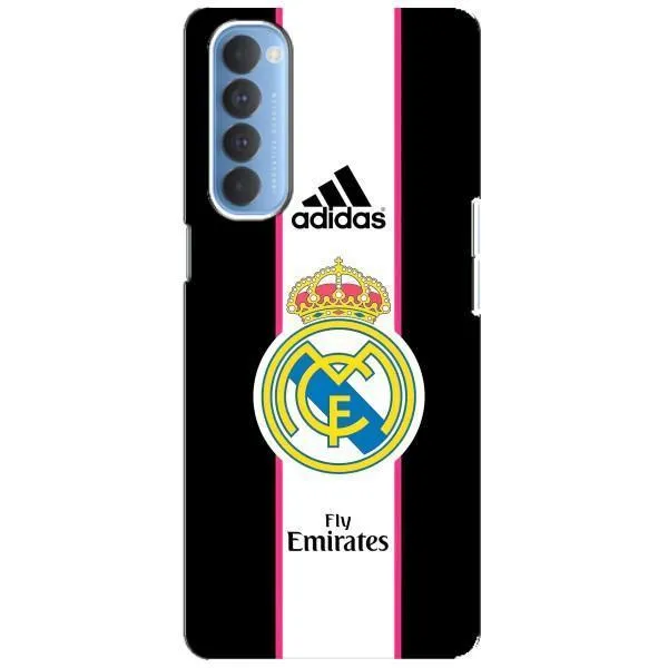 Чохол з принтом «Лого Real Madrid» для OPPO Reno 4 Pro