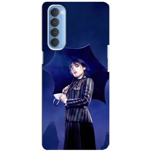 Чохол з принтом «Венсдей» для OPPO Reno 4 Pro