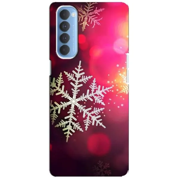Чехол с принтом «Снежинка» для OPPO Reno 4 Pro