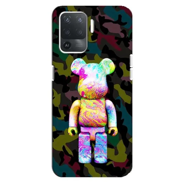 Чехол с принтом «Яркий Bearbrick» для OPPO Reno 5 Lite