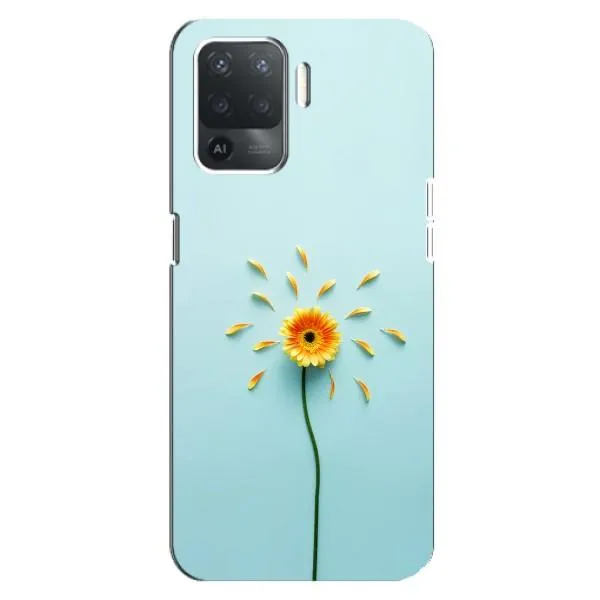 Чехол с принтом «Желтый цветок» для OPPO Reno 5 Lite