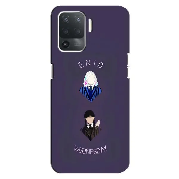Чехол с принтом «Уэнздей и подруга» для OPPO Reno 5 Lite