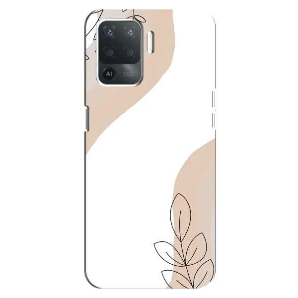 Чохол з принтом «Нюдова гілочка абстракція» для OPPO Reno 5 Lite