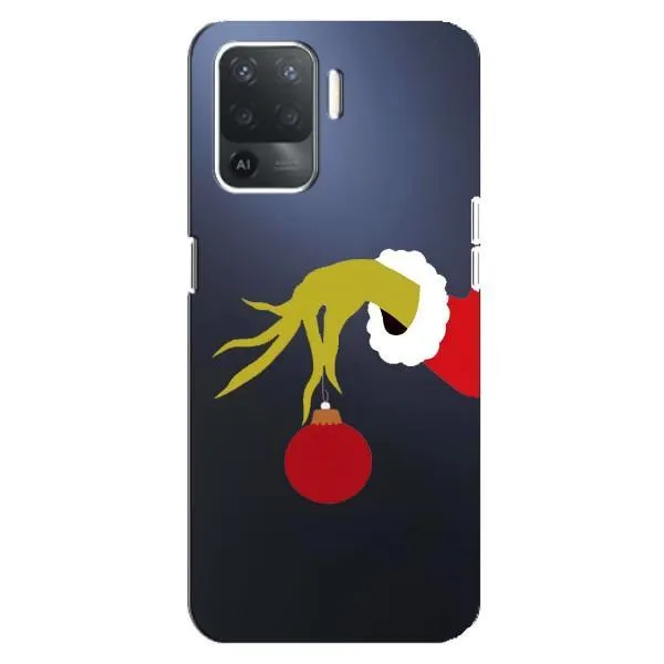 Чехол с принтом «Гринч с игрушкой» для OPPO Reno 5 Lite