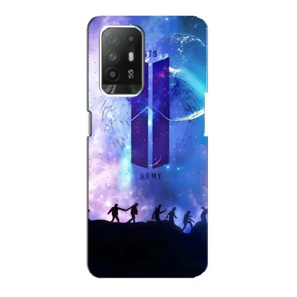 Чехол с принтом «Army BTS» для OPPO Reno 5z Чехол с принтом «Army BTS» для OPPO Reno 5z