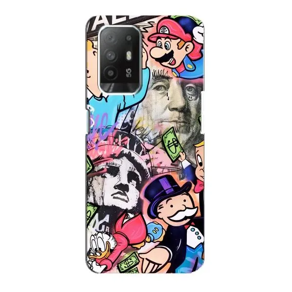 Чехол с принтом «Monopoly man» для OPPO Reno 5z