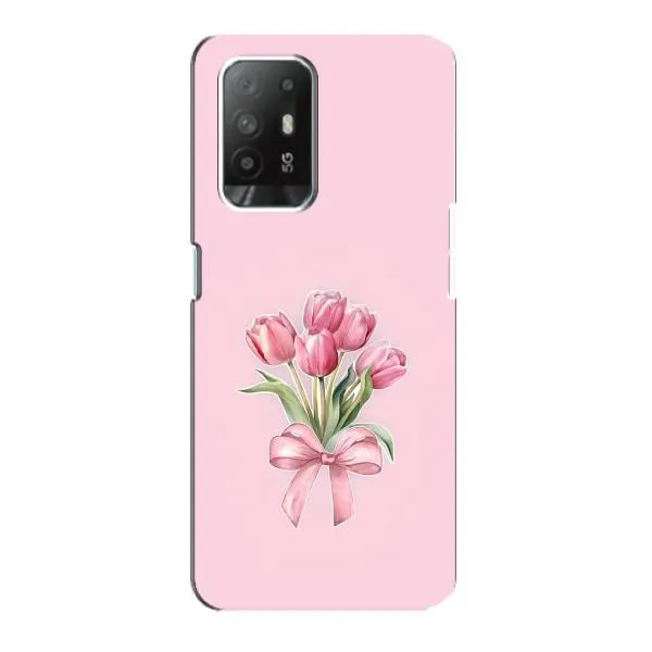 Чехол с принтом «Букет цветов» для OPPO Reno 5z