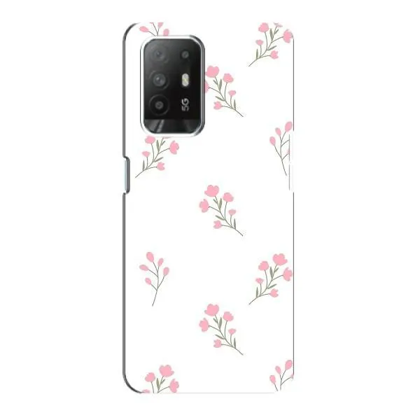 Чехол с принтом «Розовые цветы» для OPPO Reno 5z