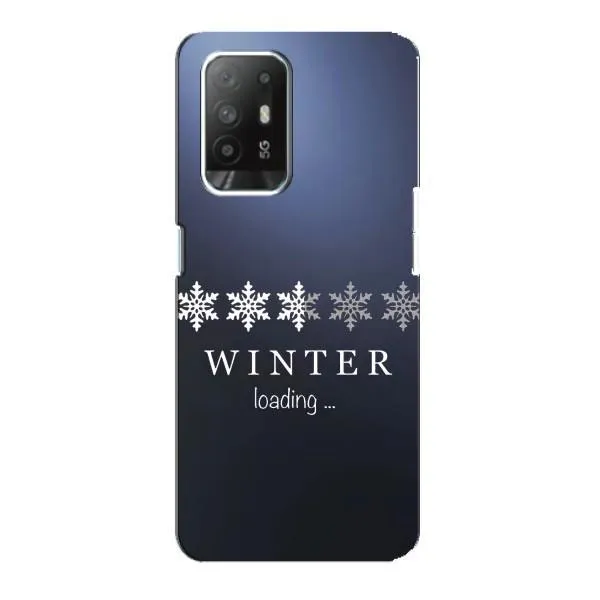 Чехол с принтом «Winter loading» для OPPO Reno 5z