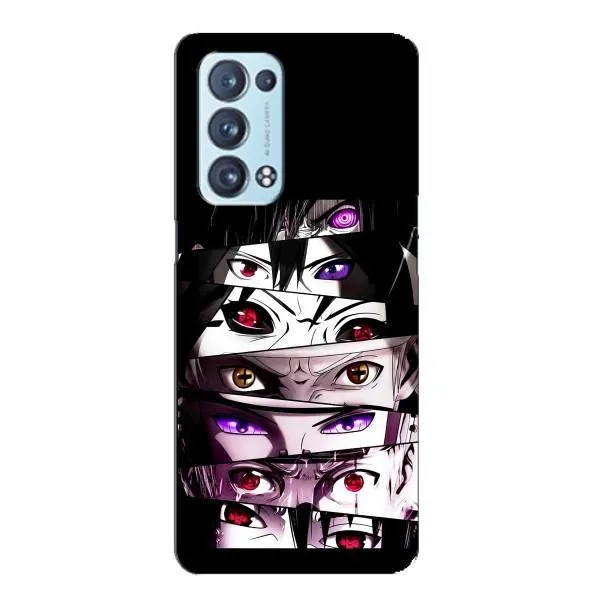 Чехол с принтом «Глаза Anime» для OPPO Reno6 Pro Plus 5G