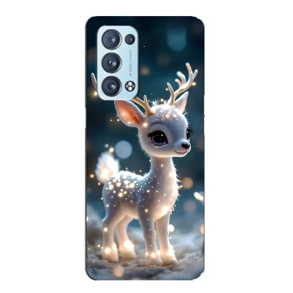 Чохол з принтом «Блискуче оленятко» для OPPO Reno6 Pro Plus 5G Чохол з принтом «Блискуче оленятко» для OPPO Reno6 Pro Plus 5G