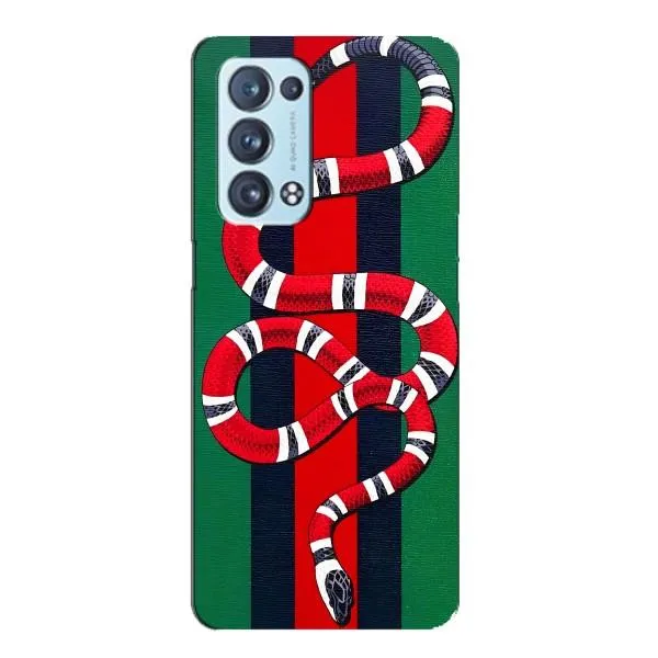 Чехол с принтом «Gucci змия» для OPPO Reno6 Pro 5G