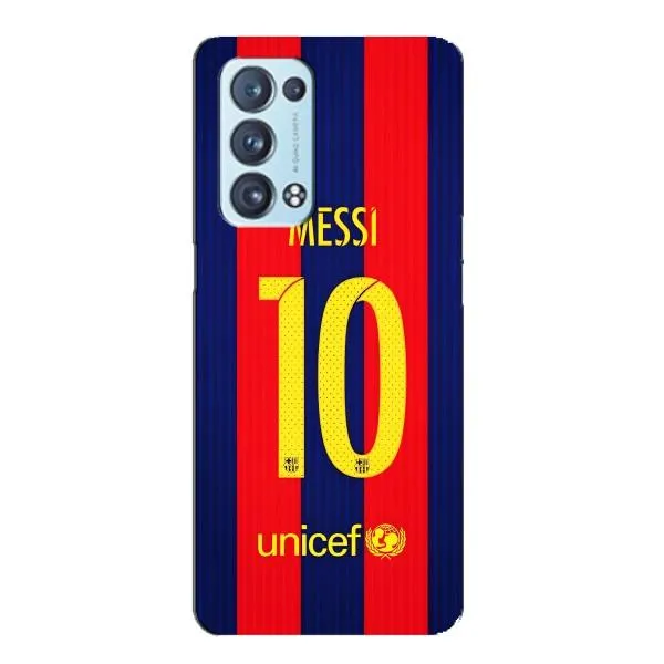 Чехол с принтом «Messi Barca 10» для OPPO Reno6 Pro 5G