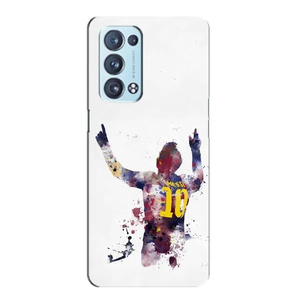 Чехол с принтом «Messi Barca» для OPPO Reno6 Pro 5G