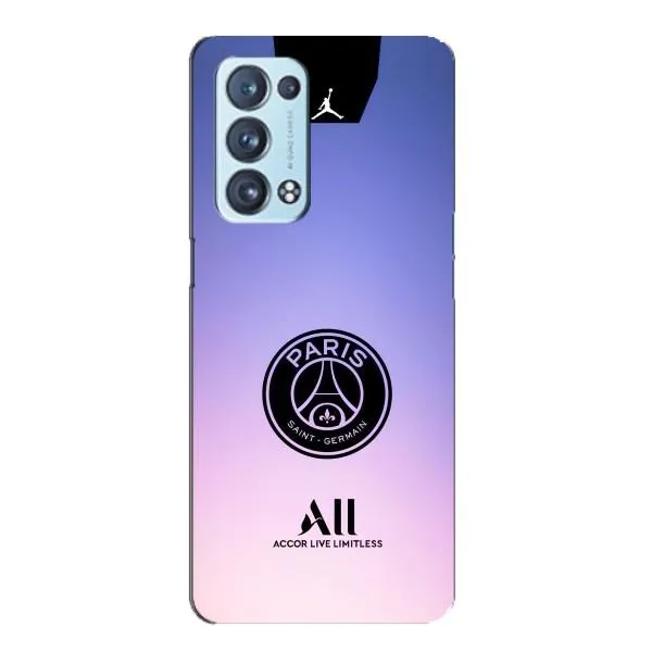Чехол с принтом «лого PSG» для OPPO Reno6 Pro 5G