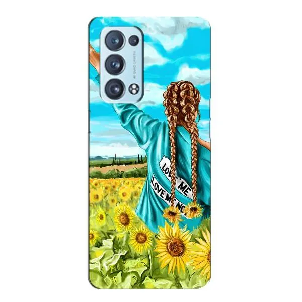 Чехол с принтом «Украиночка» для OPPO Reno6 Pro 5G Чехол с принтом «Украиночка» для OPPO Reno6 Pro 5G