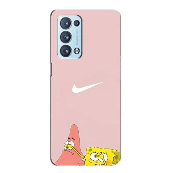 Чехол с принтом «Патрик и Губка» для OPPO Reno6 Pro 5G Чехол с принтом «Патрик и Губка» для OPPO Reno6 Pro 5G
