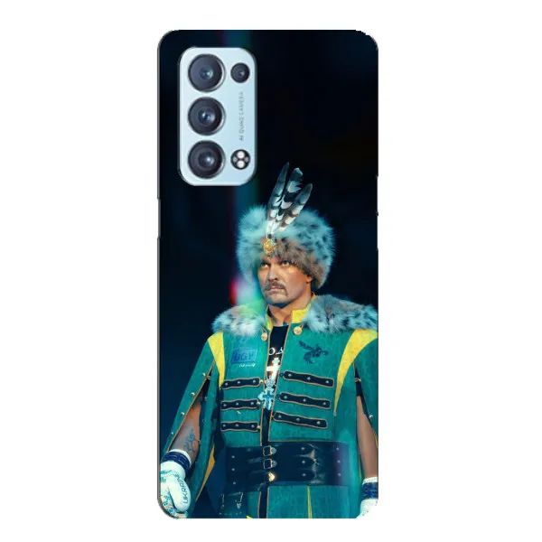 Чохол з принтом «Усик Гетьман» для OPPO Reno6 Pro 5G