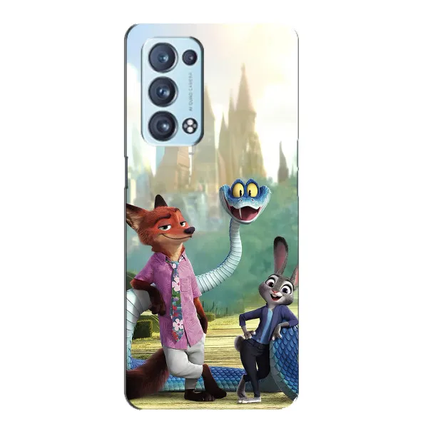 Чохол з принтом «Герої мультфільму Зоотрополіс» для OPPO Reno6 Pro 5G