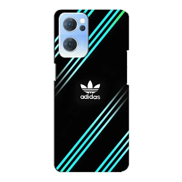 Чехол с принтом «Адидас с полосами» для OPPO Reno7 5G
