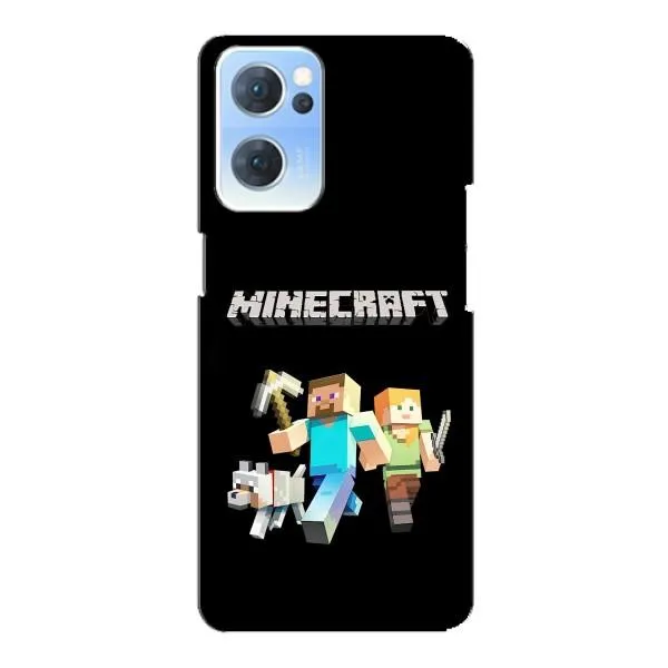 Чехол с принтом «герои Minecraft» для OPPO Reno7 5G Чехол с принтом «герои Minecraft» для OPPO Reno7 5G