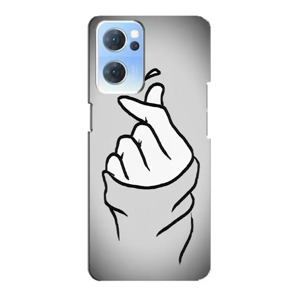 Чехол с принтом «Значок Love» для OPPO Reno7 5G