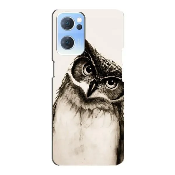 Чохол з принтом «Сова» для OPPO Reno7 5G