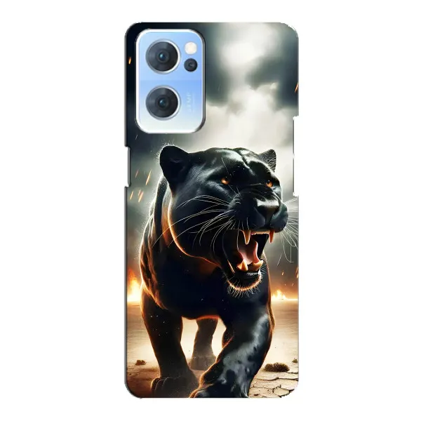 Чехол с принтом «Черная пантера» для OPPO Reno7 5G