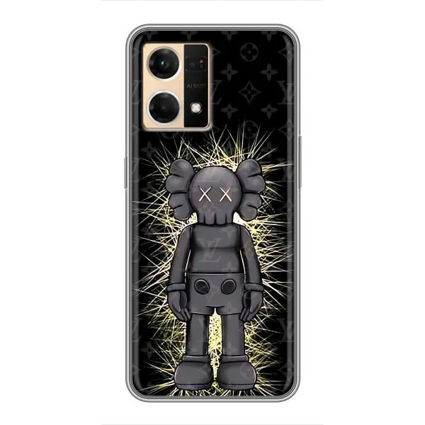 Чохол з принтом «Bearbrick LV» для OPPO Reno7 Pro 5G