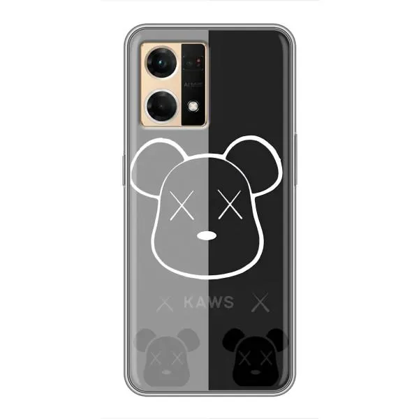 Чохол з принтом «БеарБрік очі» для OPPO Reno7 Pro 5G