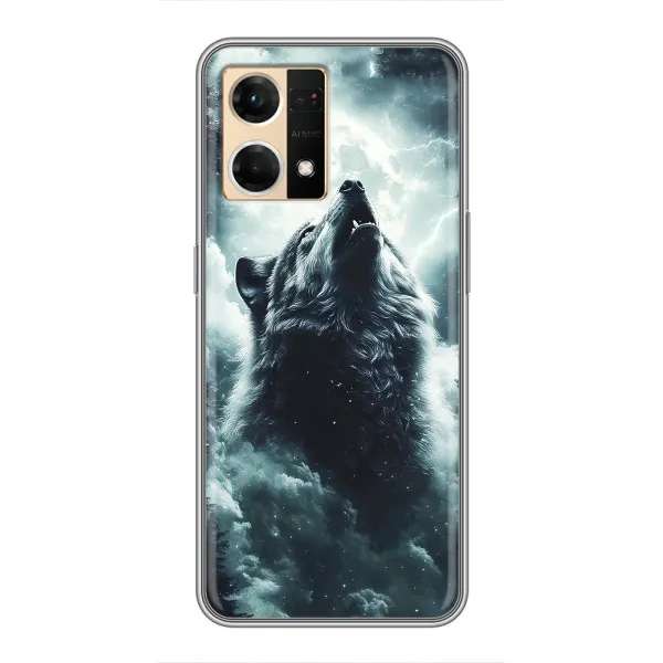 Чехол с принтом «Волк в облаках» для OPPO Reno7 Pro 5G Чехол с принтом «Волк в облаках» для OPPO Reno7 Pro 5G