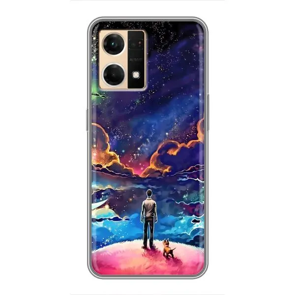 Чехол с принтом «Галактический вид» для OPPO Reno7 Pro 5G