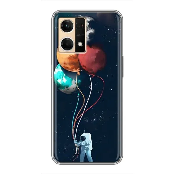 Чехол с принтом «Планеты шарики» для OPPO Reno7 Pro 5G